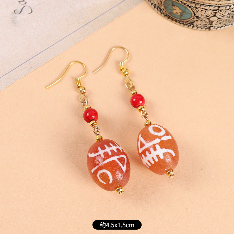 Wholesale Ethnic Style Retro Art Earrings