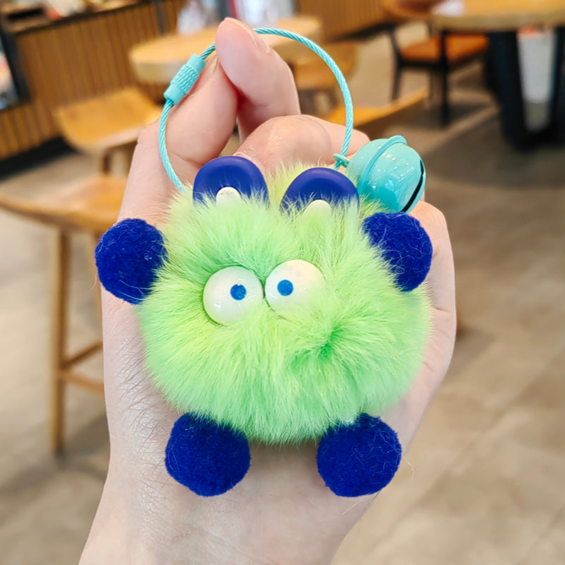 Wholesale Cute Elf Plush Ball Keychains