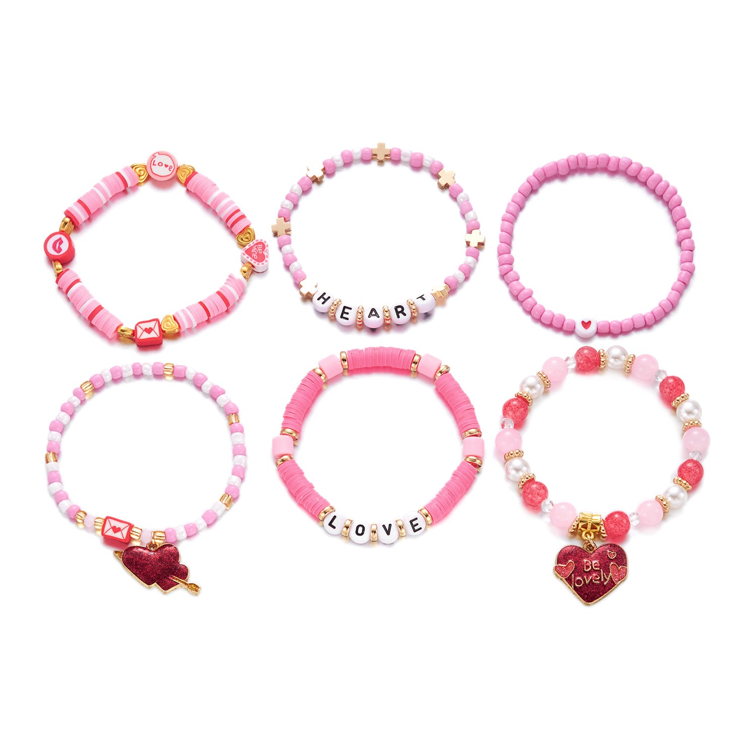 Wholesale Valentine' s Day Love Bracelet Set