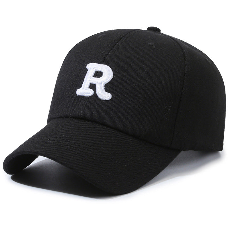 Wholesale R Standard Sun Hat Hard Top Short Brim Baseball Cap