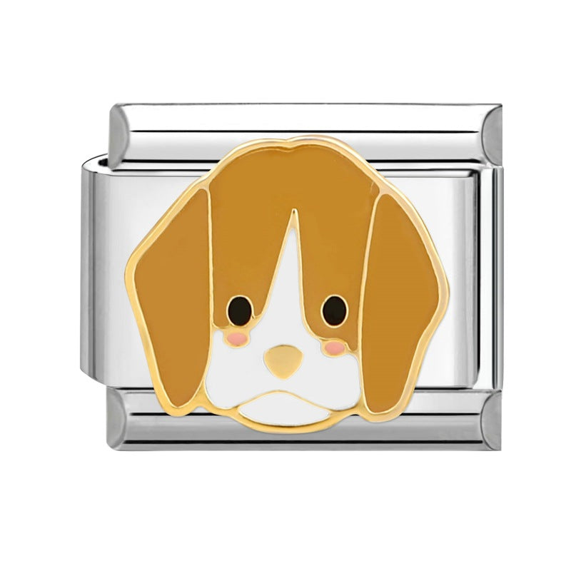 Wholesale Creative Personality Dog animal Handmade Craft Diy Pendant