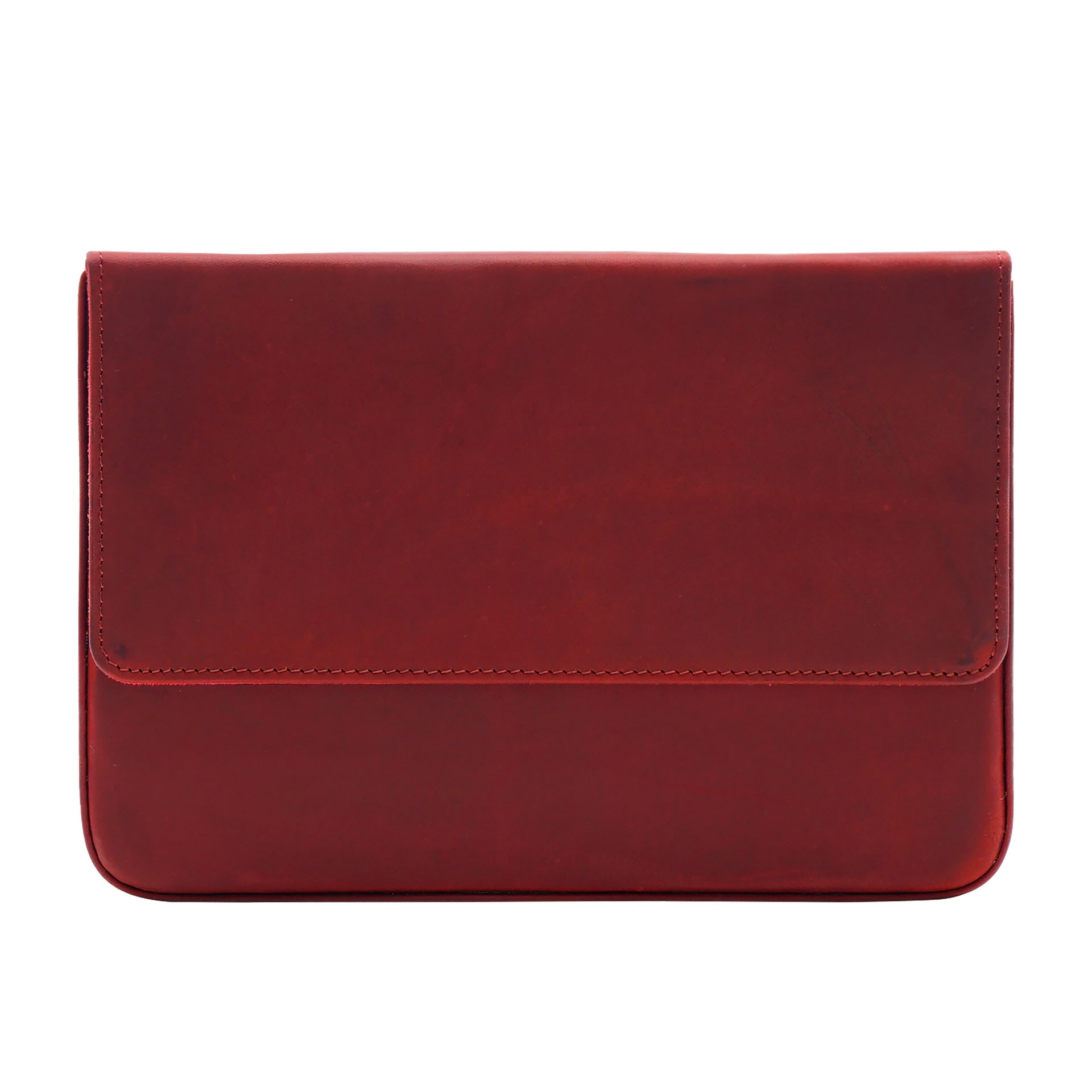 Wholesale 12-pack Handmade Magnetic Drawer-style Crazy Horse Leather Pencil Case