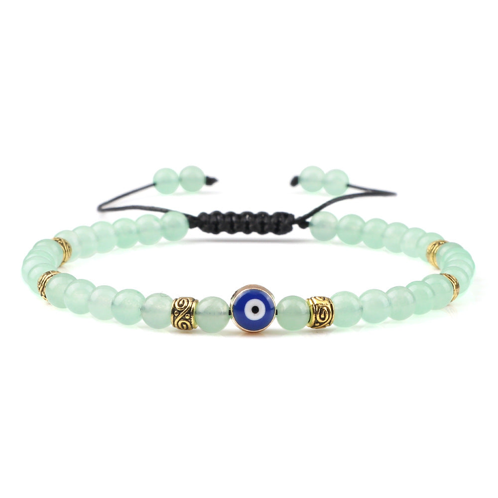 Wholesale Vintage Devil' s Eye Bead Weaving Bracelet