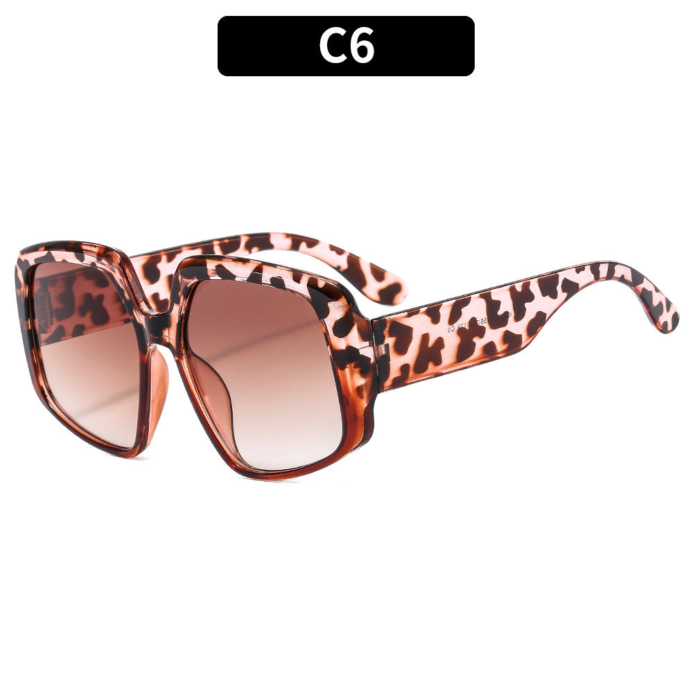 Wholesale Irregular Large Frame PC Sunglasses