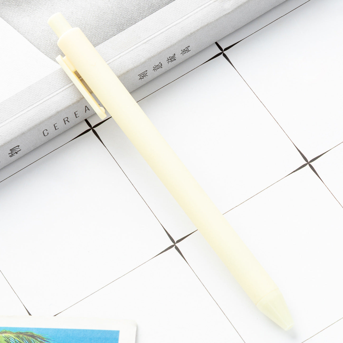 Whoelsale Candy Color Press Plastic Pen Gift Office Tools Teacher Gift