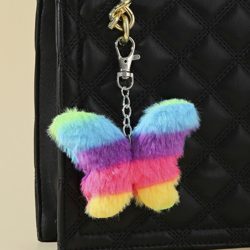 Wholesale Imitation Rex Rabbit Fur Keychain