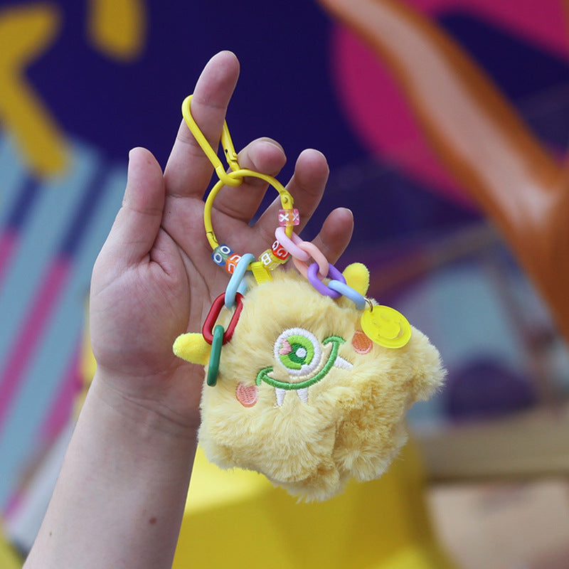 Wholesale Little Monster Plush Keychain