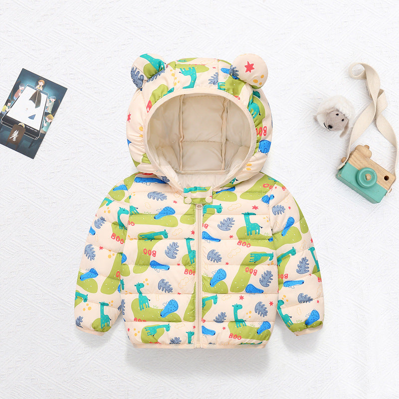 Wholesale Children's Thickened Down Hooded Jacket