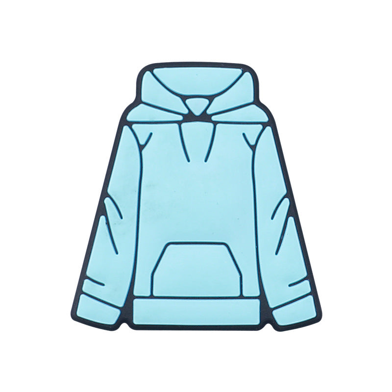 Wholesale 20pcs Cartoon Sweatshirt Jacket Silicone Beads