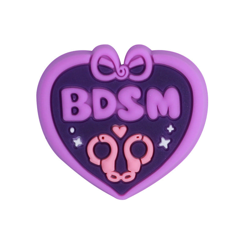 Wholesale 20PCS Personalized English Love Silicone Beads