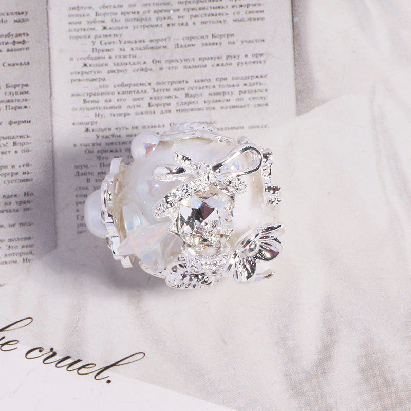 Wholesale 5pcs/pack Heavy Industry Creative Diamond Ball Loose Beads DIY