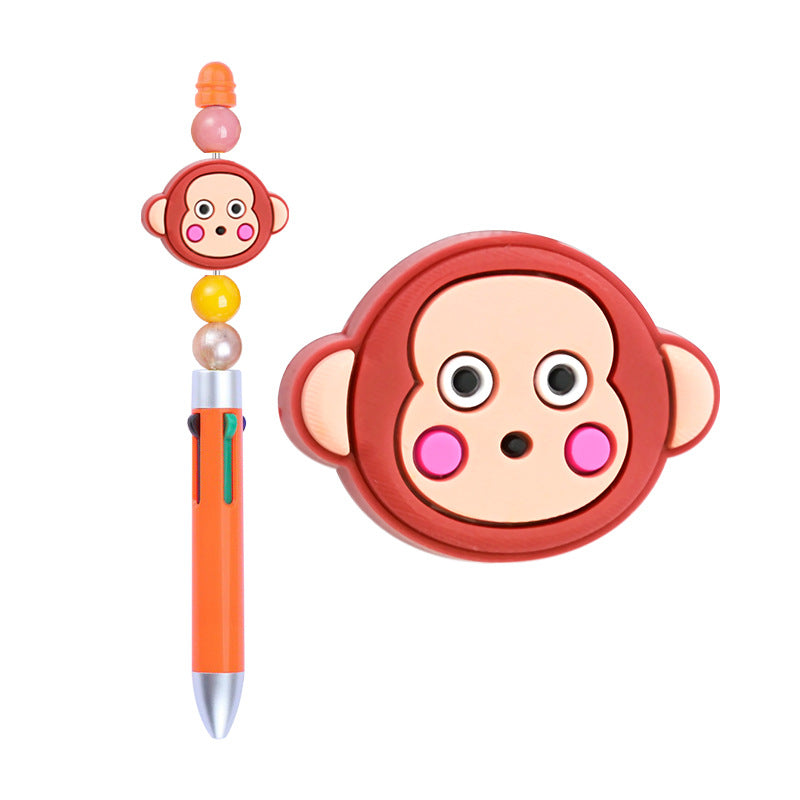 Wholesale Random 100pcs/pack  Cute Cartoon Animal Series Beads  Focal Beads