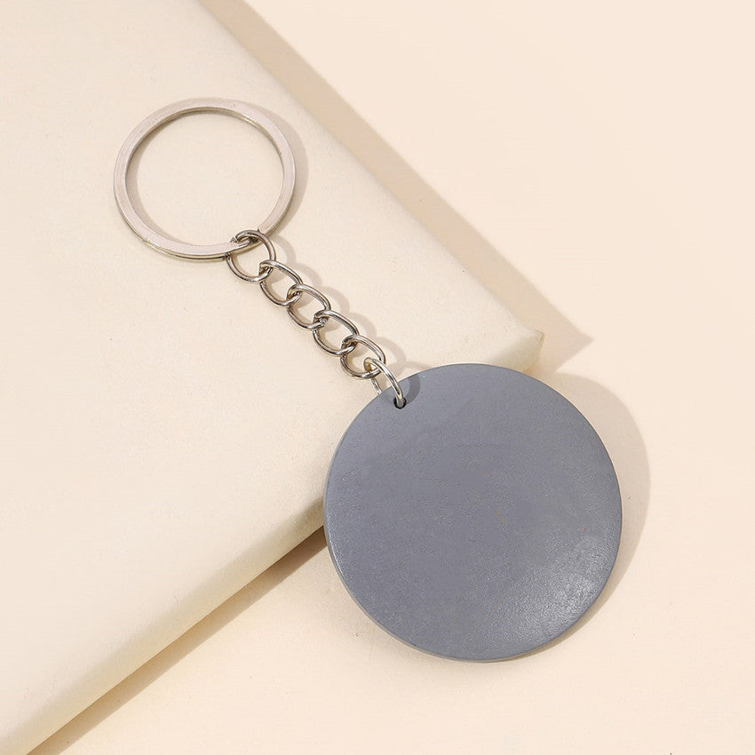 Wholesale Mother's Day MAMA Wooden Round Brand Keychains