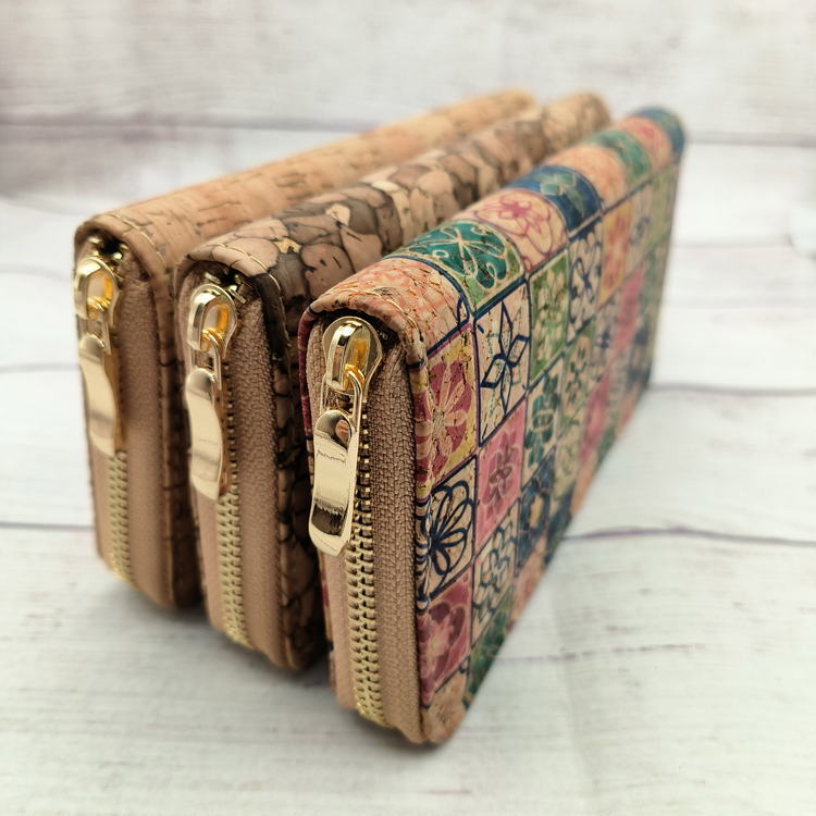 Wholesale cork bark pattern Wallet
