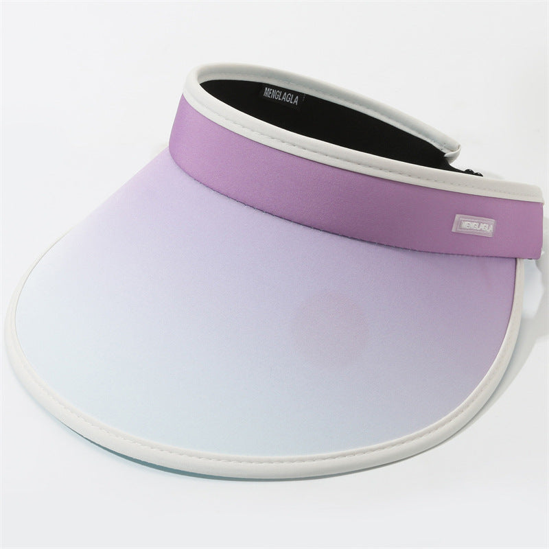 Wholesale New Summer Gradient Macaron Color Foldable Sun Hat
