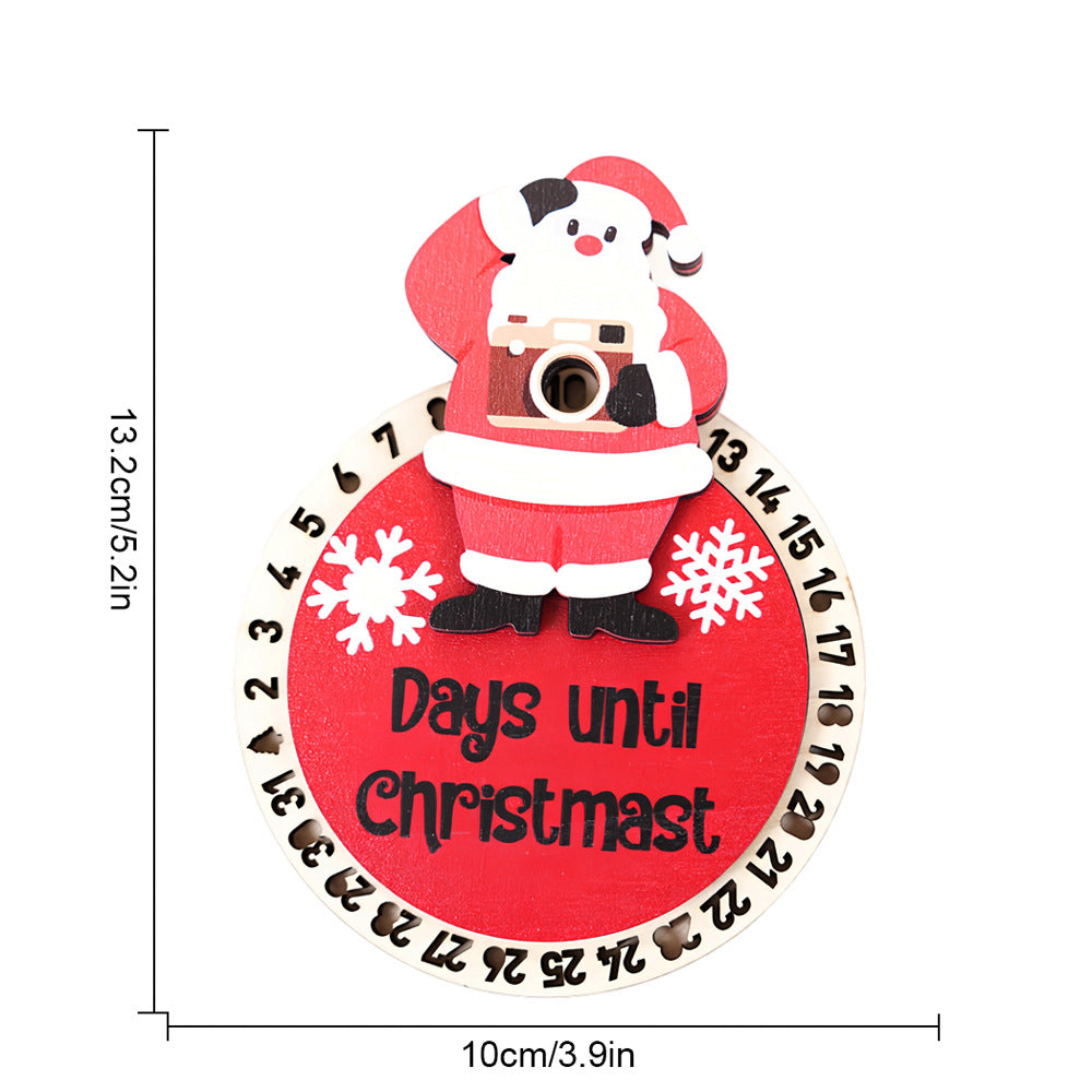 Wholesale Christmas 3D Countdown Photo Frame Magnetic Fridge Magnet
