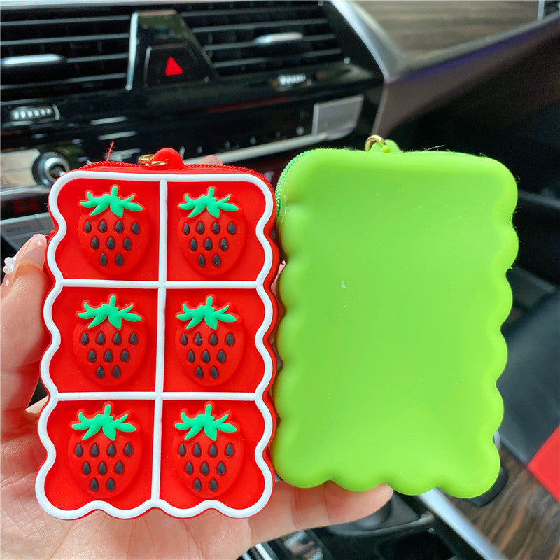 Wholesale Avocado Strawberry Keychains