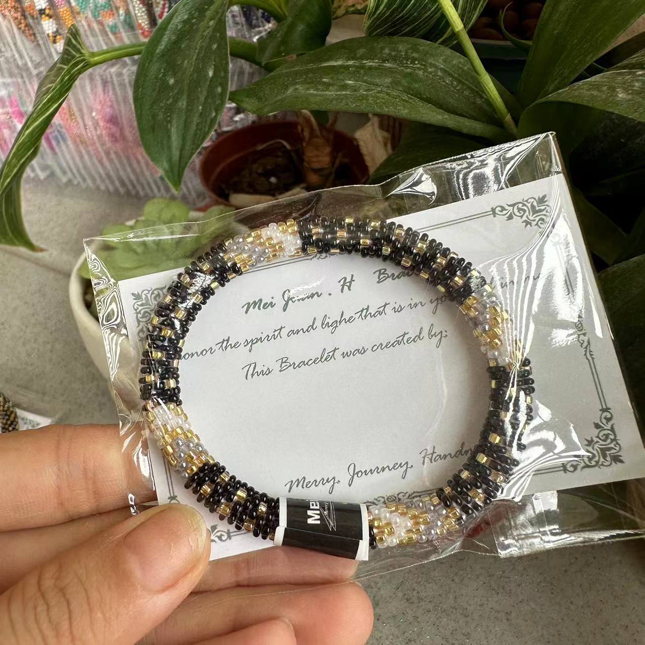 Wholesale Nepal Japanese Essential Oil Diffuser Hand-woven Beaded Bracelet