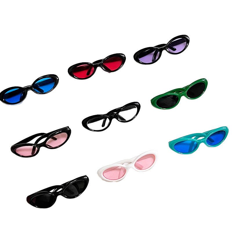 Wholesale 6. 5cm wide glasses doll sunglasses Doll Accessories