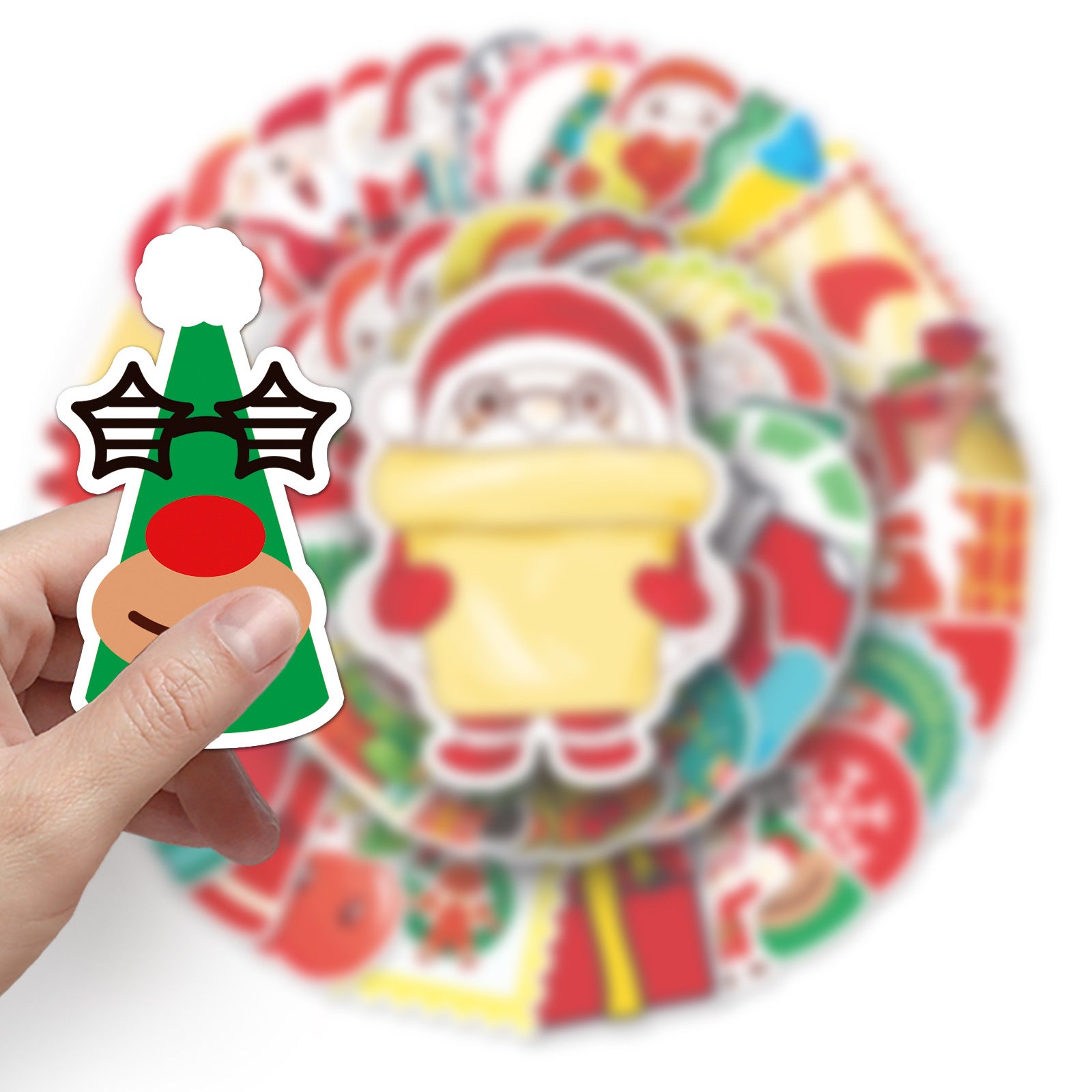 Wholesale 50 pcs/ pack sheets do not repeat Christmas cartoon  stickers