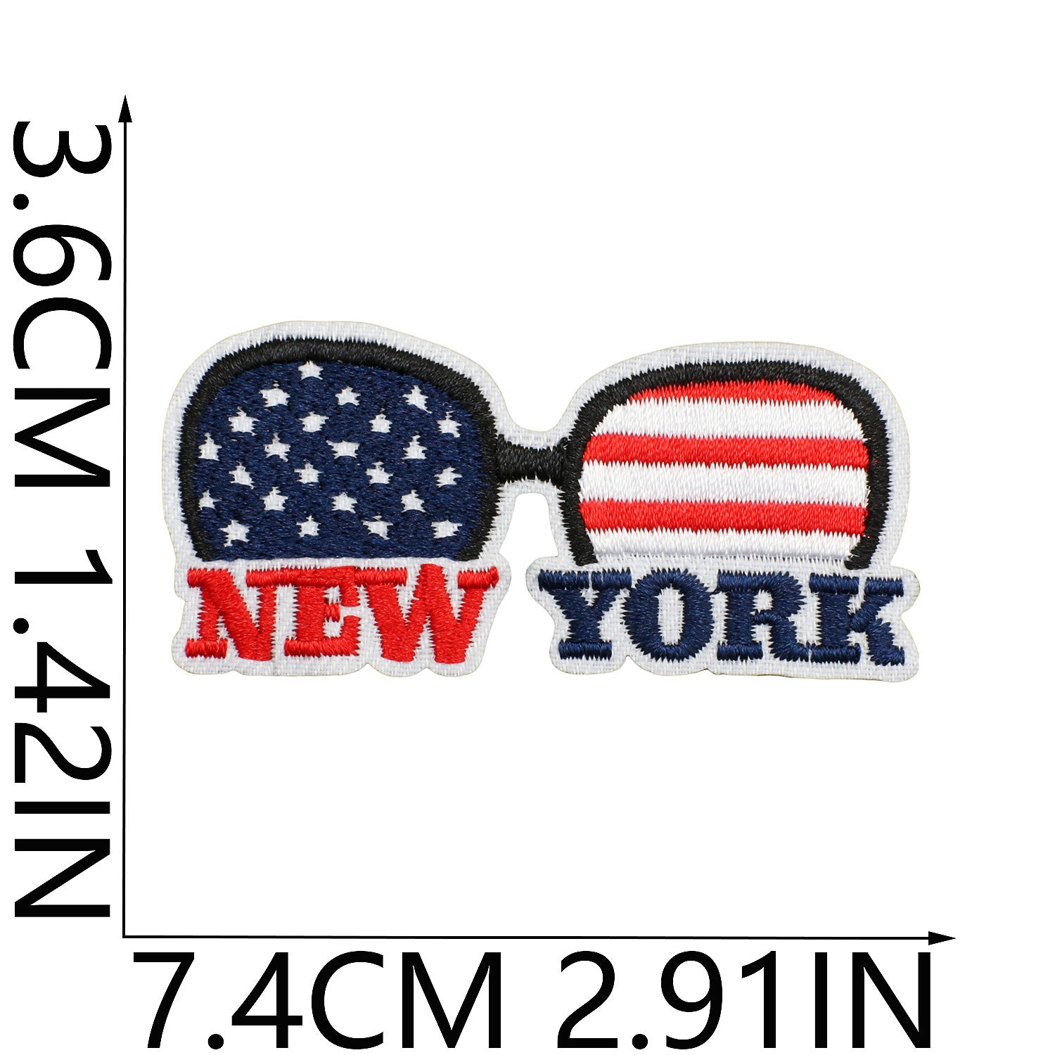 Wholesale Statue of Liberty Independence Flag Embroidery DIY Patches