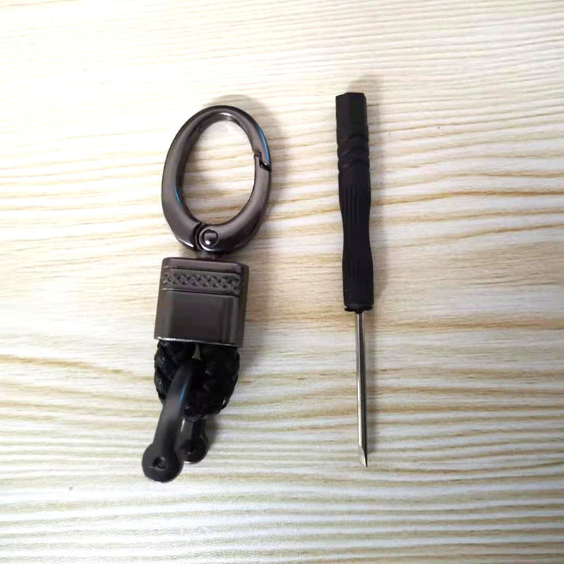 Wholesale Woven Rope Alloy Keychains