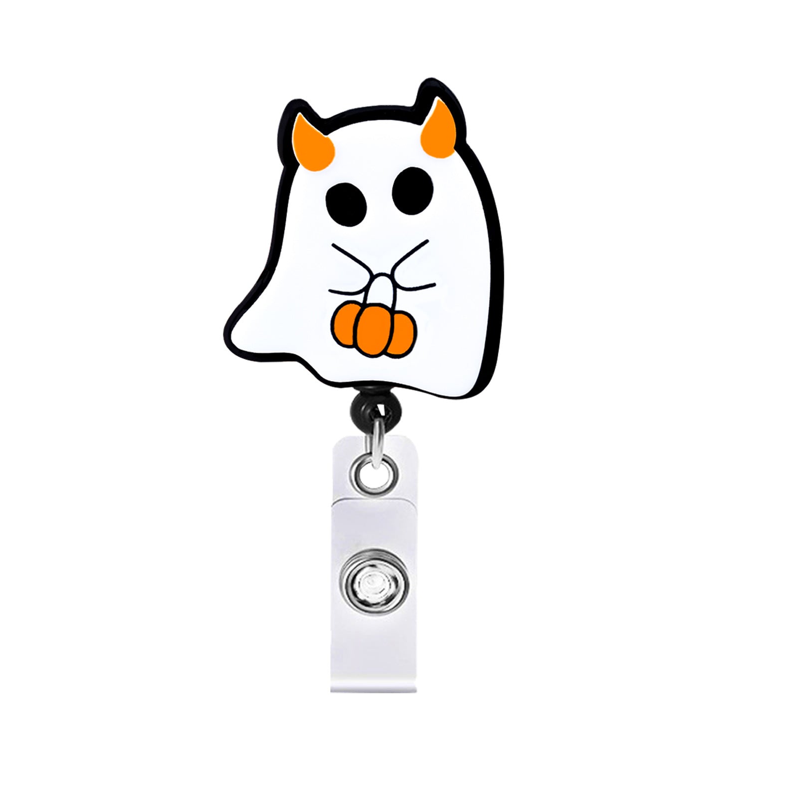 Wholesale Acrylic Halloween Cartoon Cute Kids Retractable Rotating Easy Pull Keychain