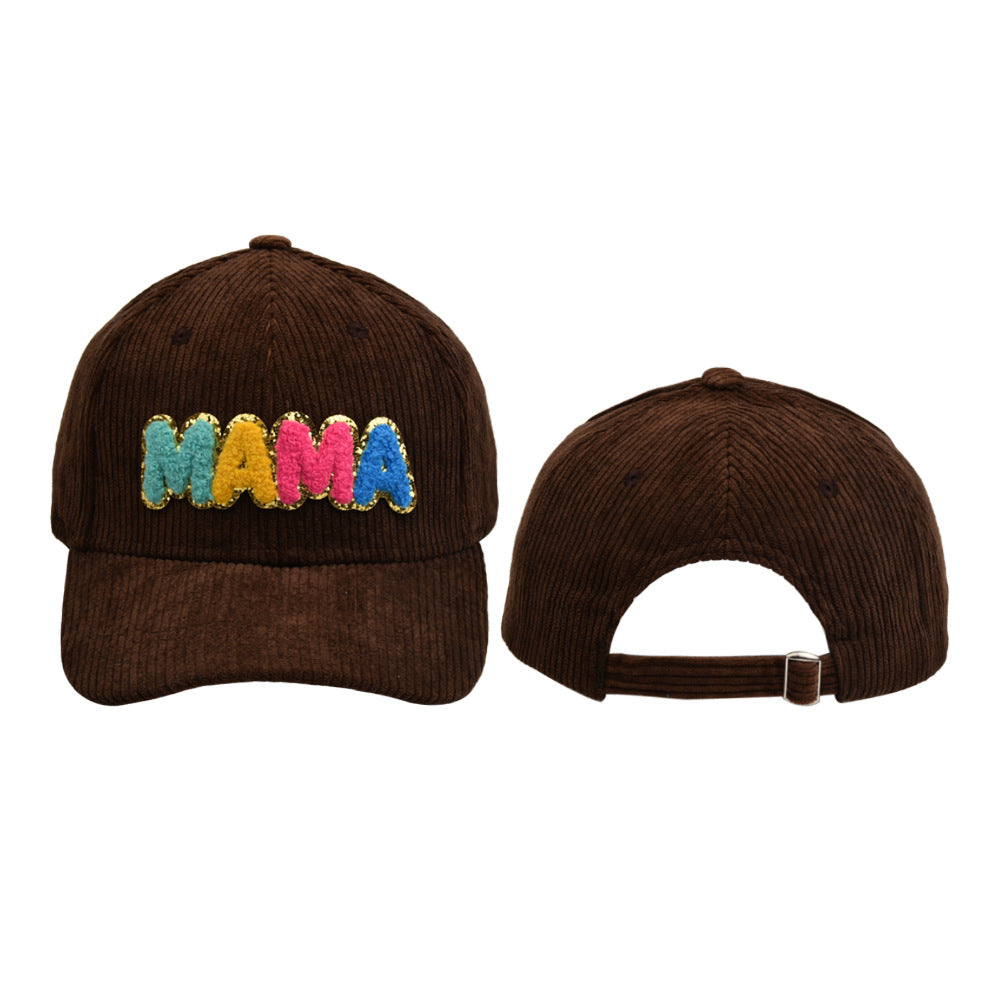 Capilla de béisbol de letras de poliéster de poliéster al por mayor