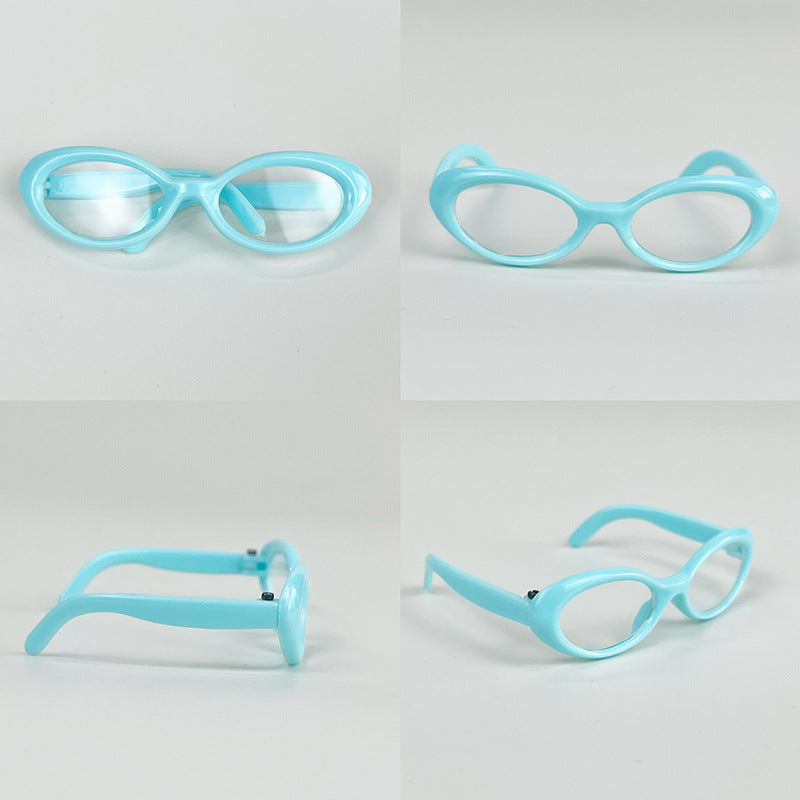 Wholesale 6. 5cm wide glasses doll sunglasses Doll Accessories