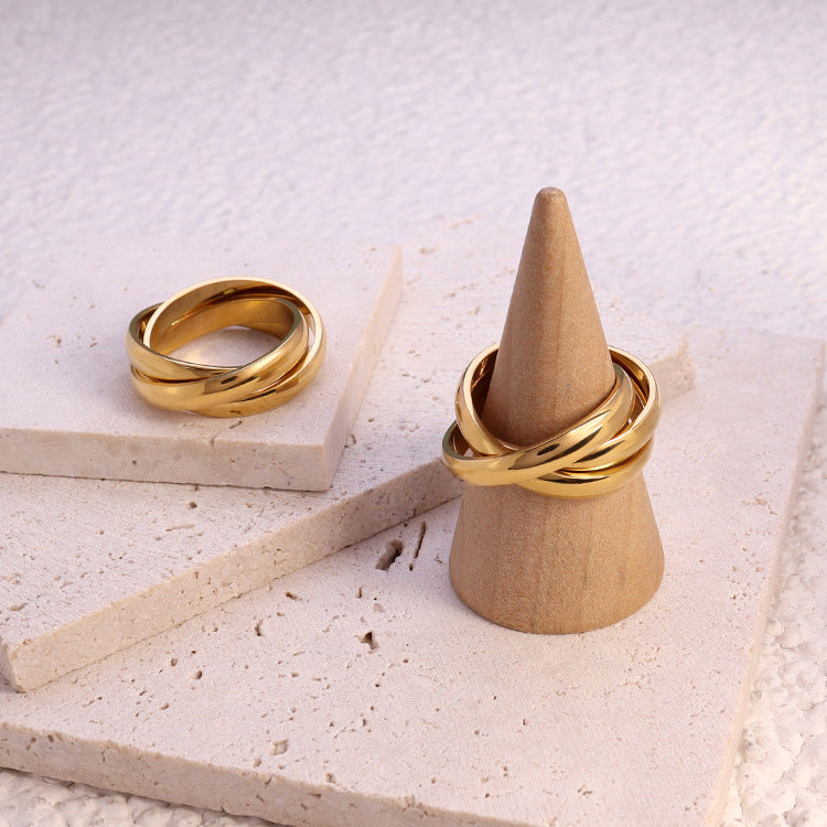 Wholesale Stainless Steel Multi-layer Rings