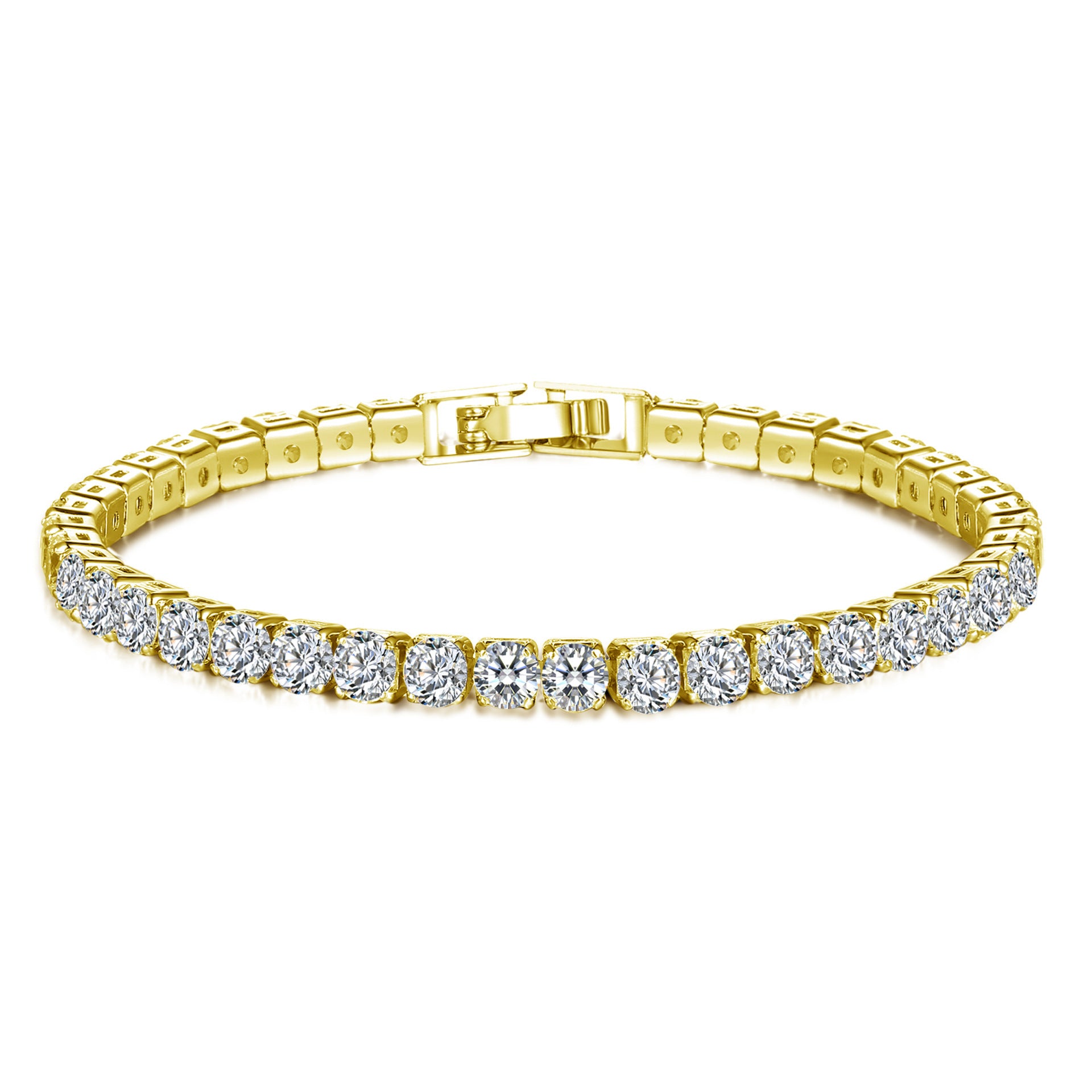 Wholesale One Row Two Rows Three Rows Full Diamond Zircon Couple Bracelet