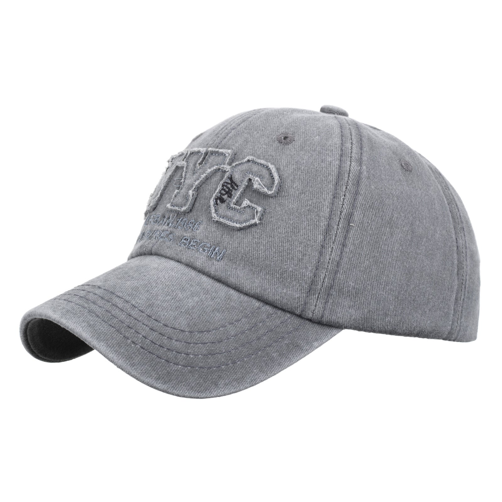 Wholesale Embroidered distressed letters baseball cap