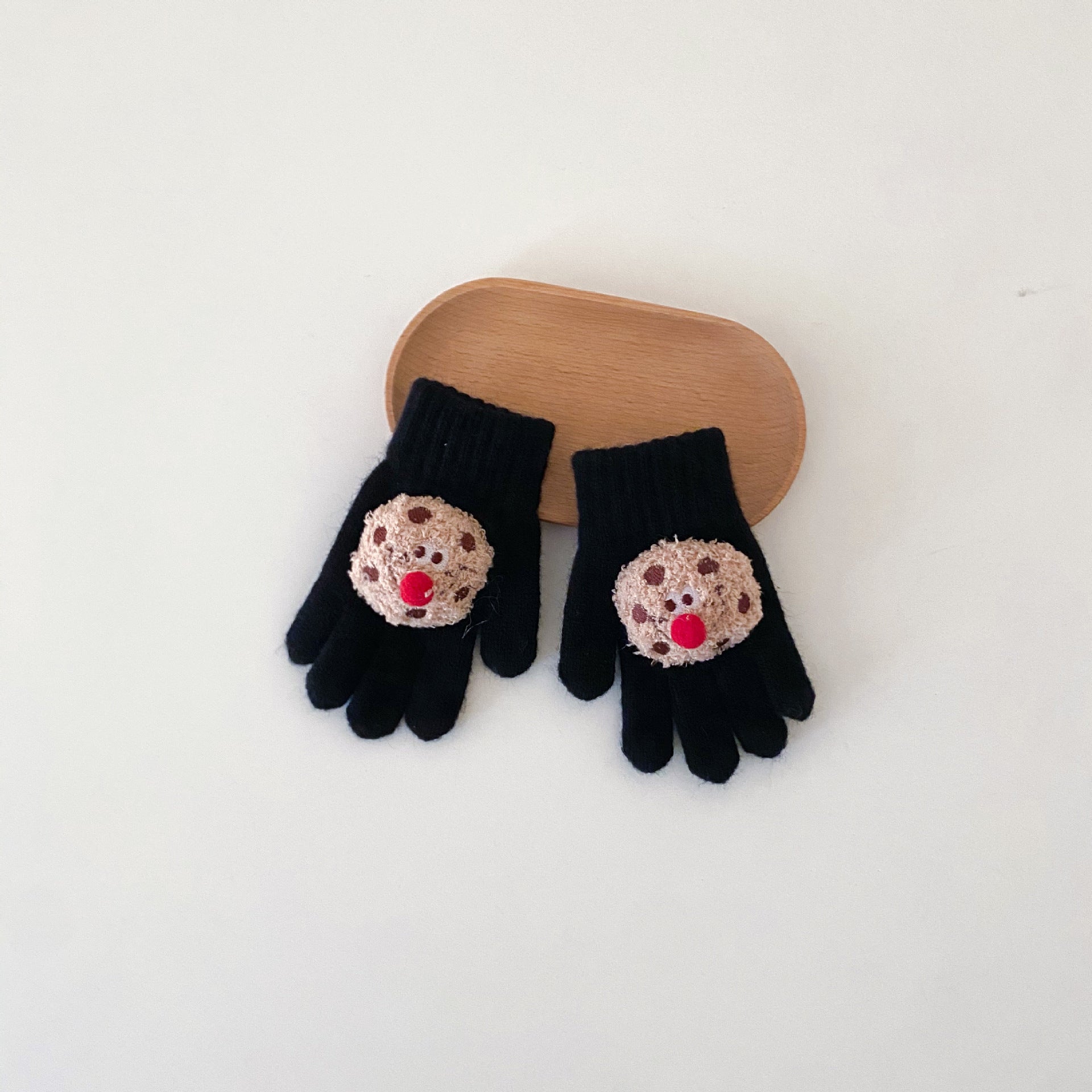 Wholesale children' s winter cartoon warm gloves