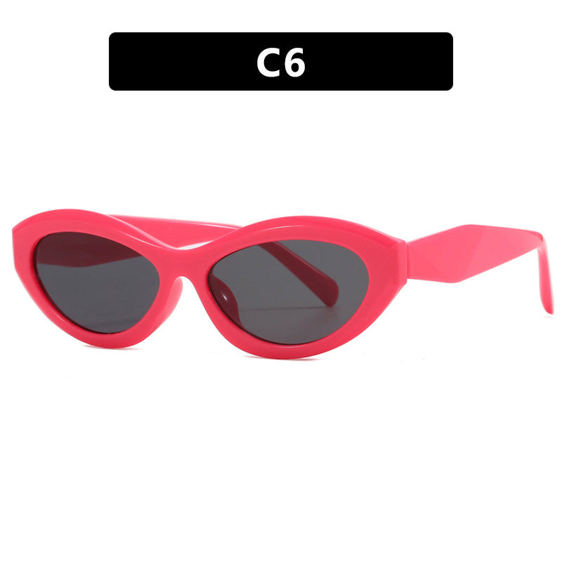 Wholesale Elliptical Small Frame PC Sunglasses