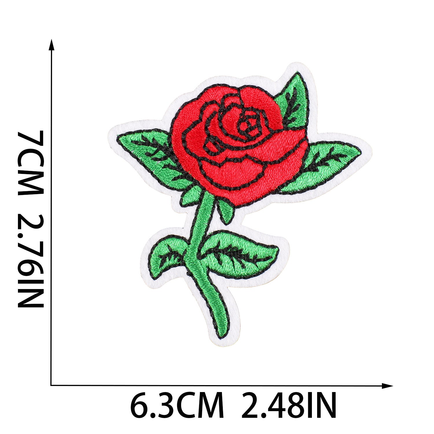 Wholesale Assorted Cartoon Embroidery Patches Cactus Mouth Sequin Cherry Polyester Thread Clothing Decoration Resale Craft Supply