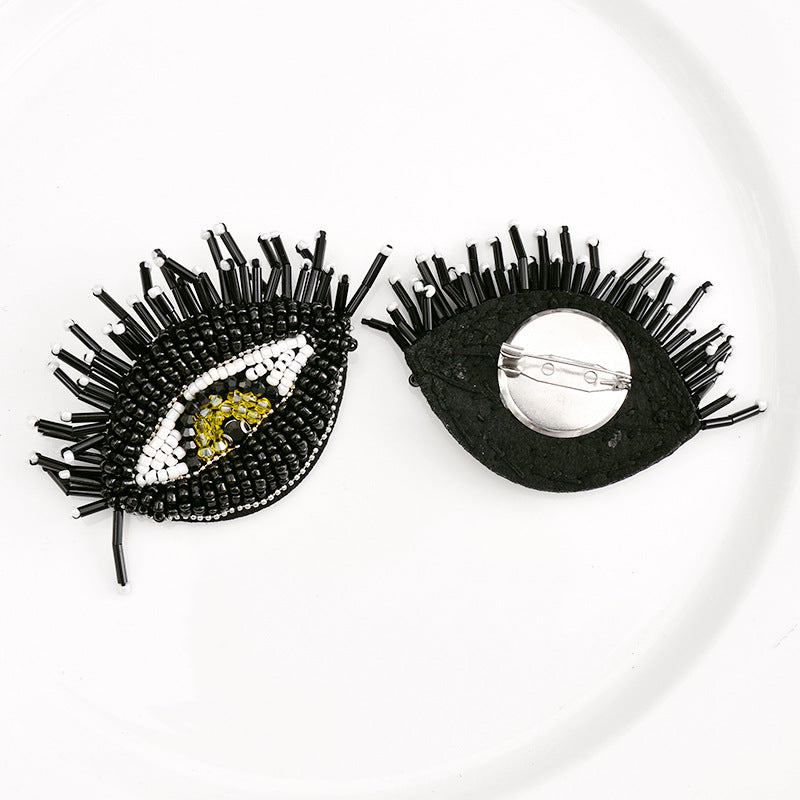 Wholesale DIY Handmade Beaded Cloth Stickers Eyes Hat Clothes Decoration