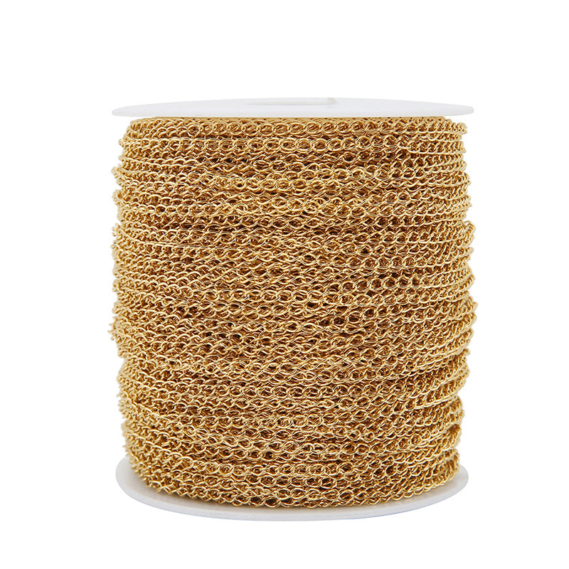 Wholesale Stainless Steel 18k Color-retaining Extension Chain