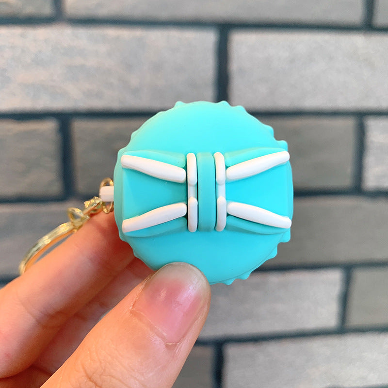 Wholesale Strawberry Donut Key Macaron Dessert Keychain