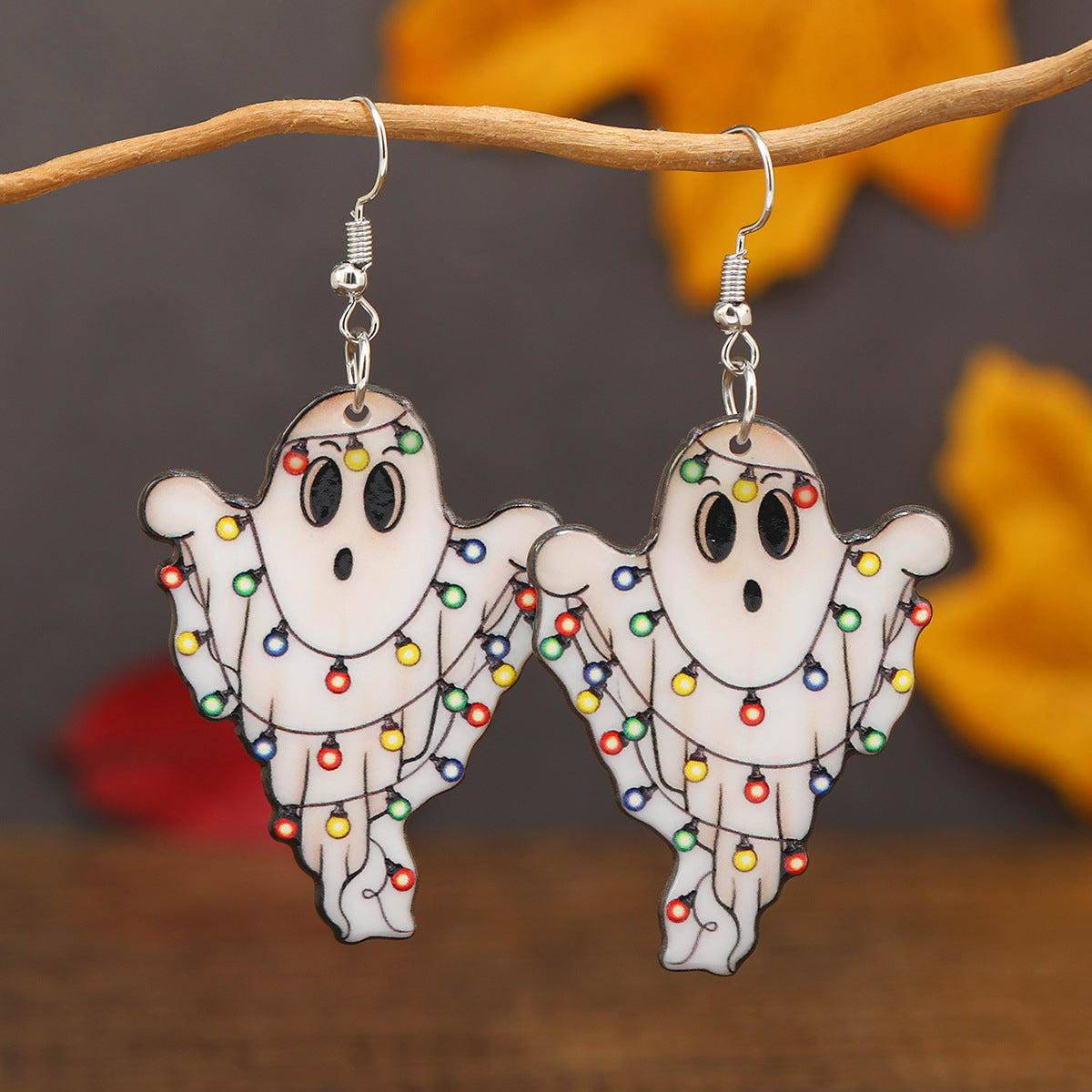 Wholesale Acrylic Christmas and Halloween Spooky Cute Earrings