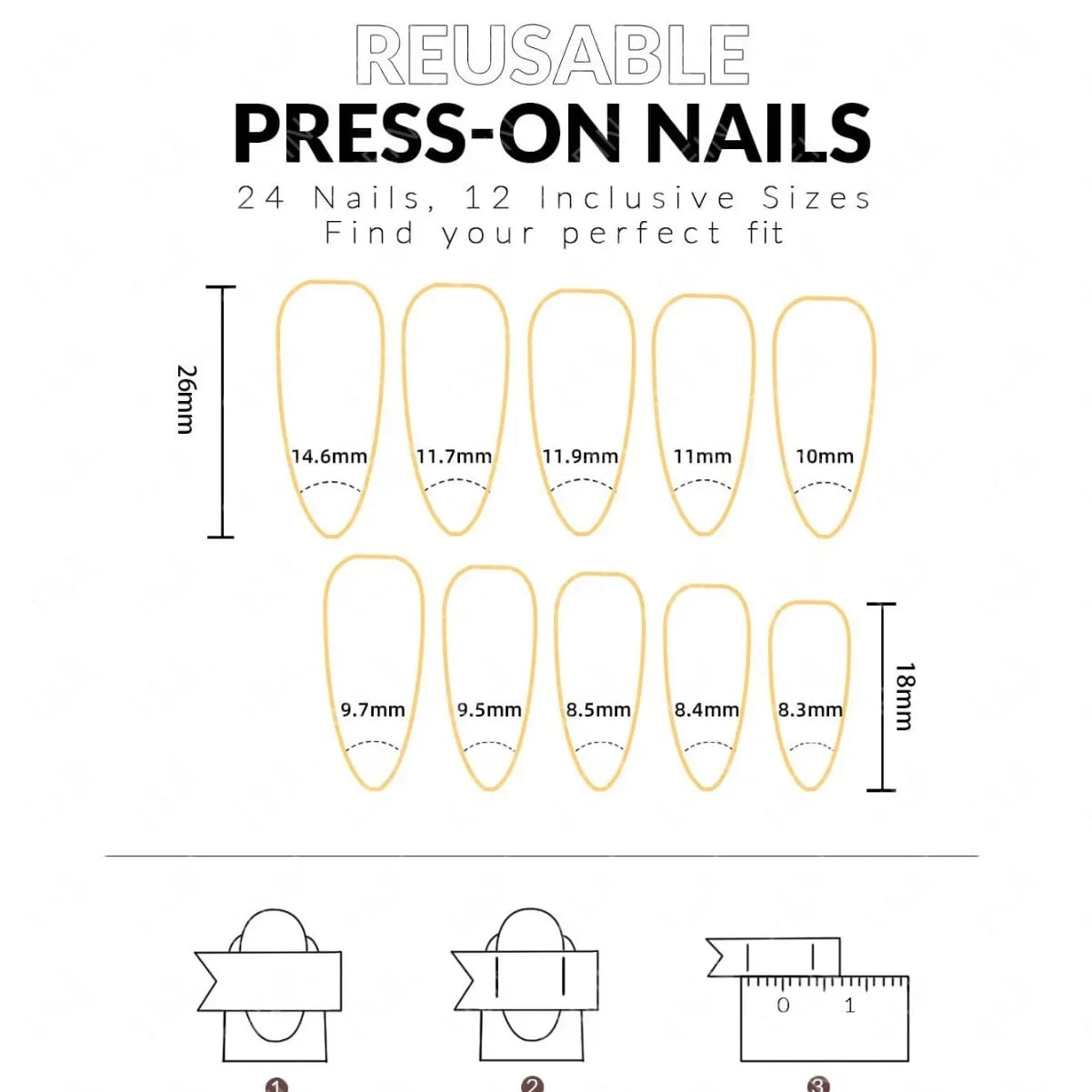 Wholesale Simple glittering diamond Press-on Nails
