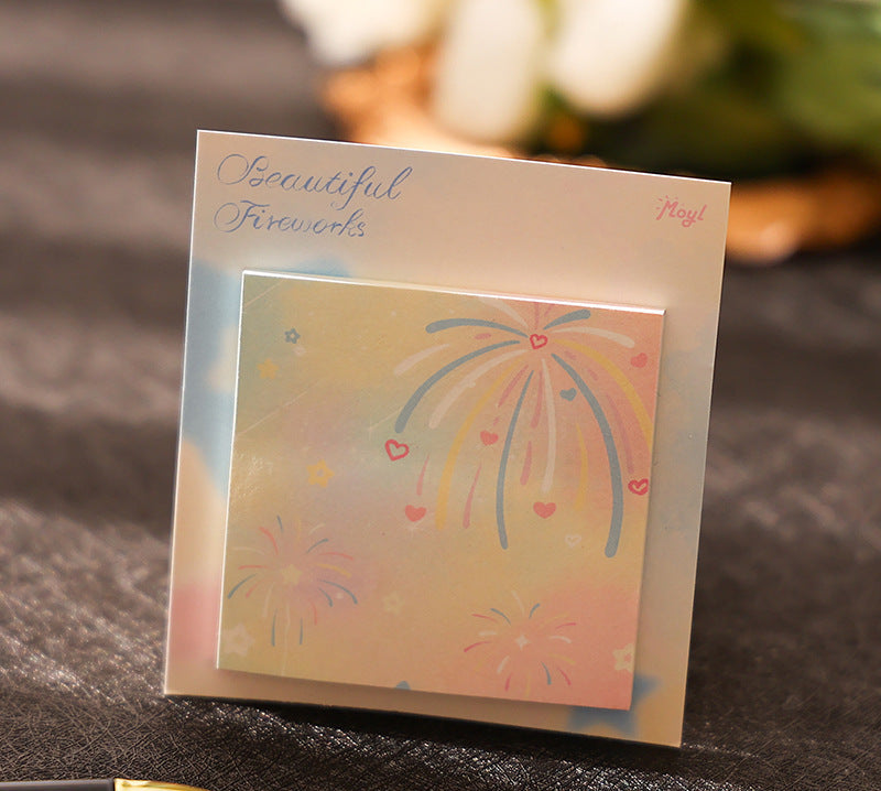 Wholesale Colorful Flame Sticky Notes