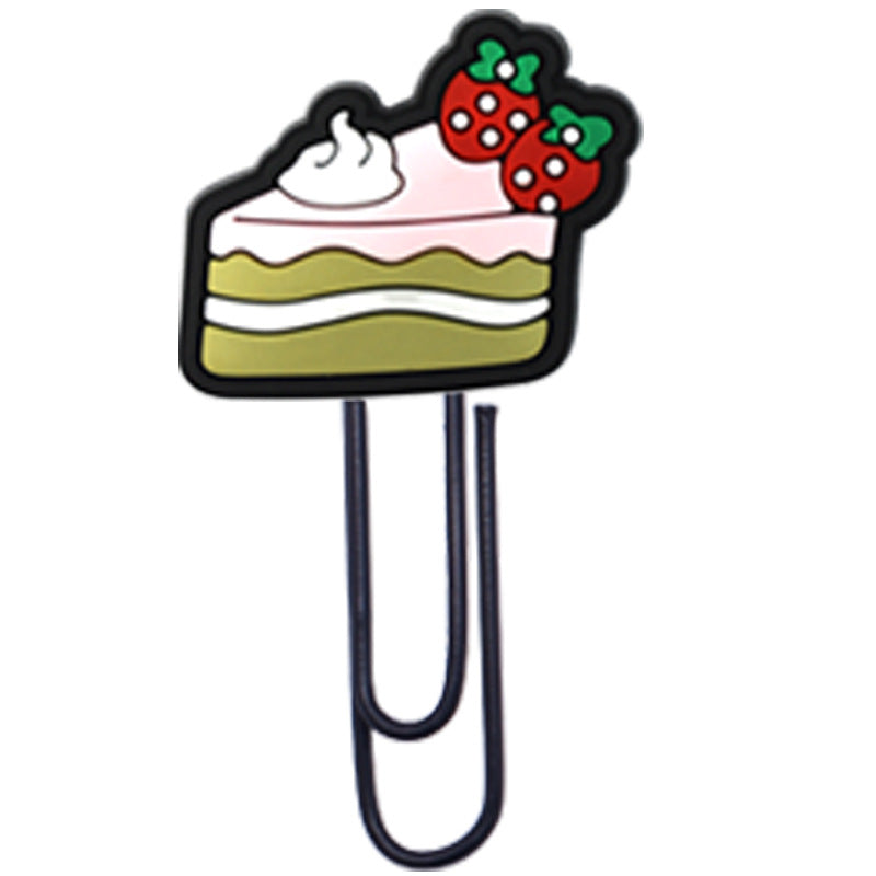 Wholesale Random 50pcs Birthday Cake Paper Clip Bookmark