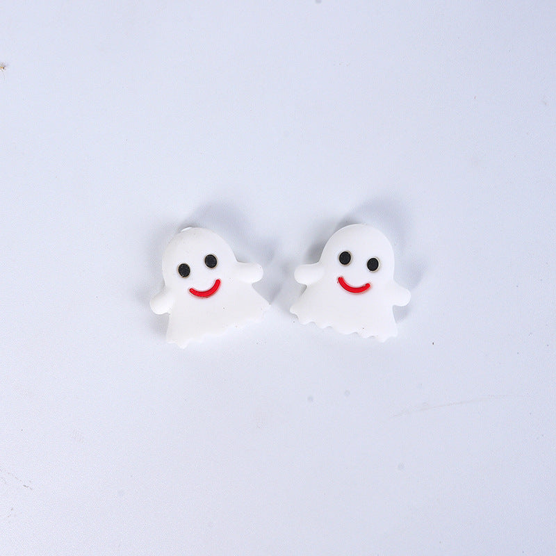 Wholesale 20pcs/pack Halloween Pumpkin Silicone Beads