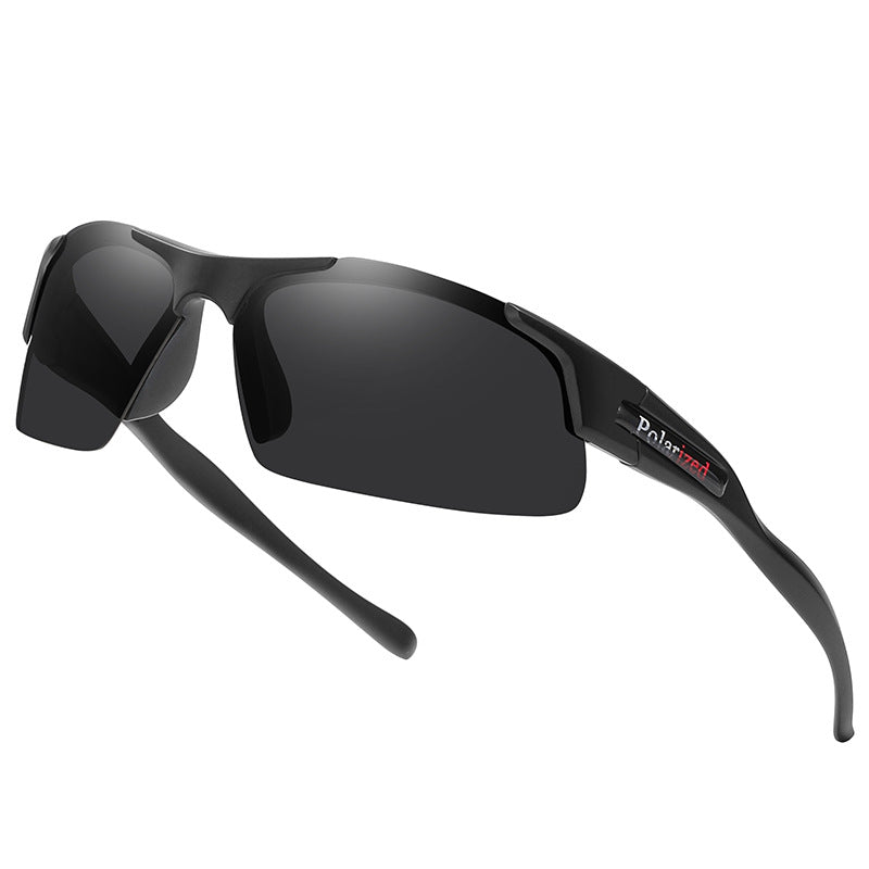 Wholesale Half-frame sports polarized sunglasses