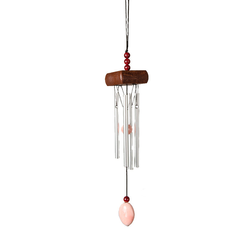Wholesale Solid Aluminum Rod Metal Mini Wind Chime Decorative Pendant