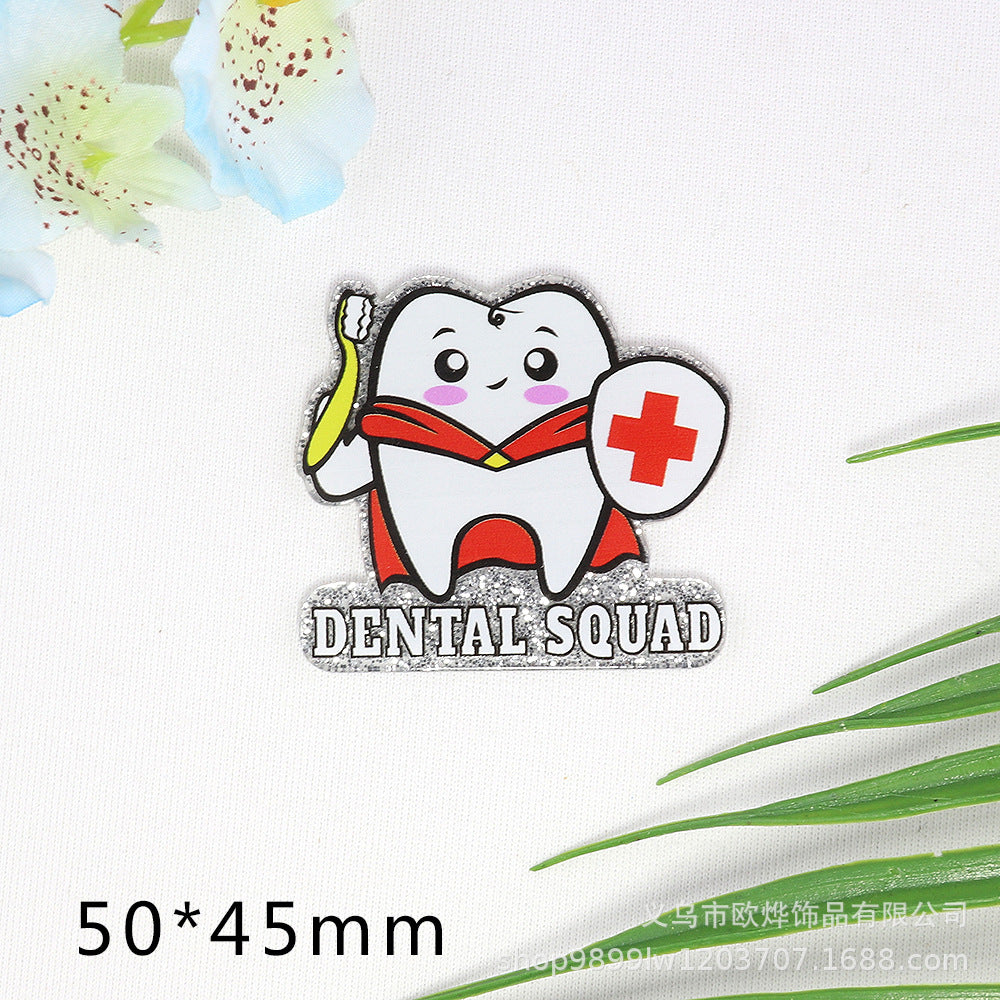 Wholesale 10pcs Cute Acrylic DIY Patch Accessories