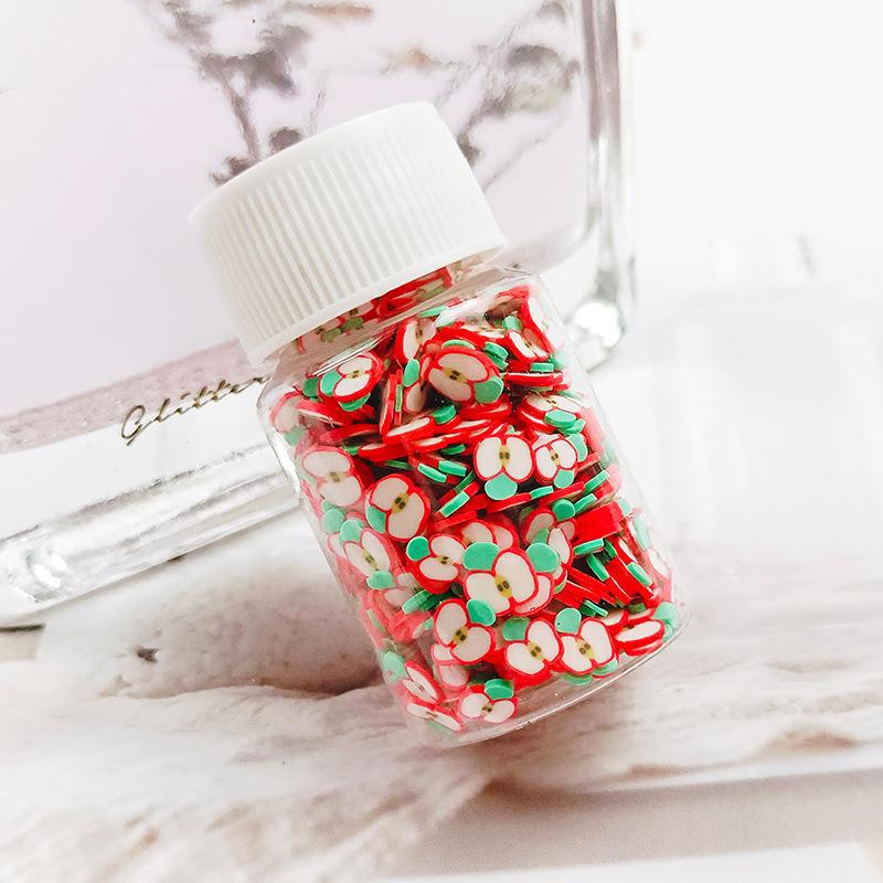 Wholesale Fruit clay slices 20ml small bottle 15g