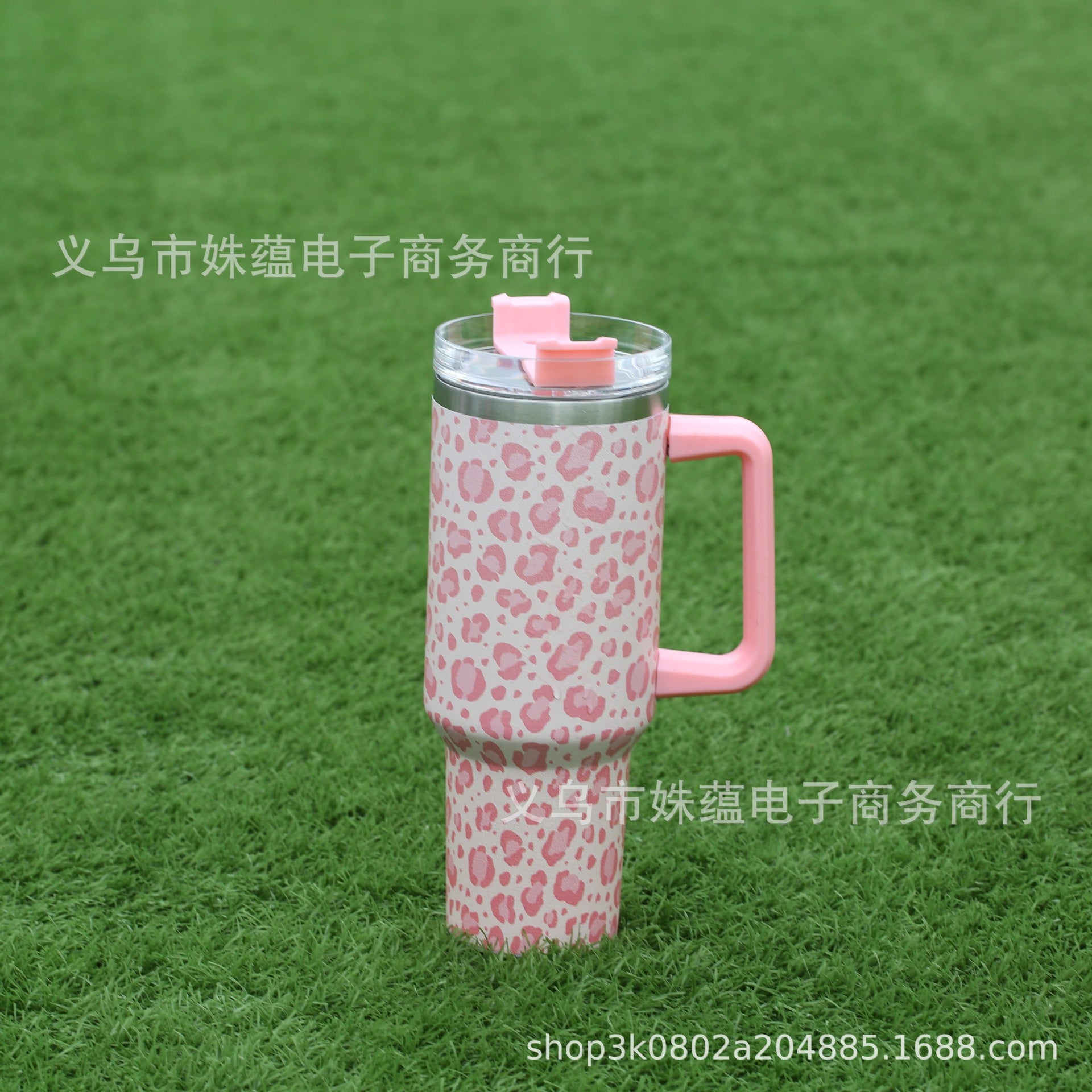 Wholesale Colorful Leopard Print 40oz First Generation Handle Ice Cup