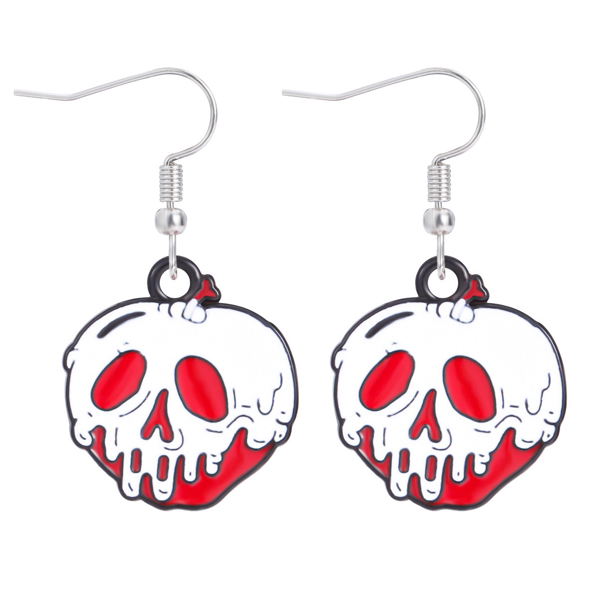 Wholesale  Themed Skull Pumpkin Earrings Zinc Alloy Drip Oil Fashion Jewelry Accessory For Party Gift OLY Exclusive