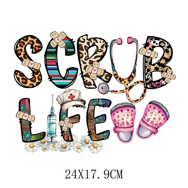 Wholesale Doctor and nurse heat transfer printing   UV DTF Ready to Press Transfers Wraps